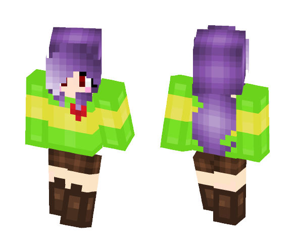 Casket Underswap Chara - Male Minecraft Skins - image 1