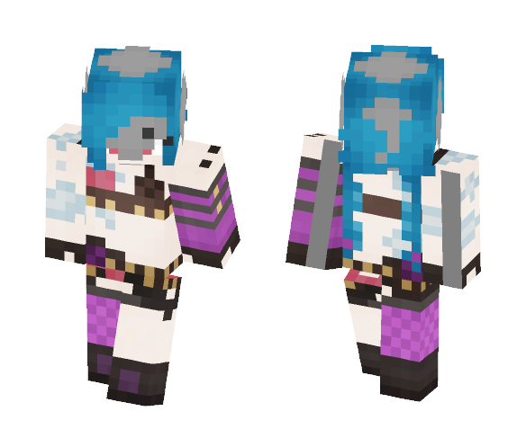 Jinx [League of Legends] - Female Minecraft Skins - image 1