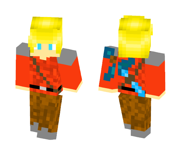 Red Warrior - Male Minecraft Skins - image 1