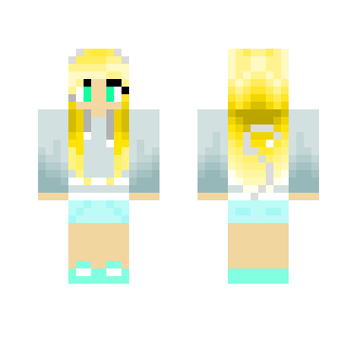 Blond Gaming Girl (With CatEars) - Girl Minecraft Skins - image 2