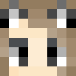 Light Gray Cat Girl - Cat Minecraft Skins - image 3