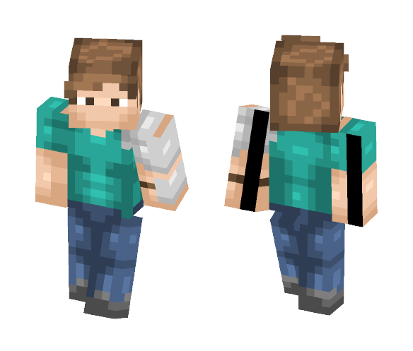 Improved Steve - Male Minecraft Skins - image 1