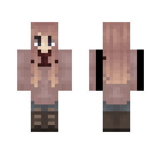 Oversized sweaters are pretty cool - Female Minecraft Skins - image 2