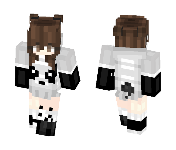 ℘Κικι℘ Panda Girl - Girl Minecraft Skins - image 1