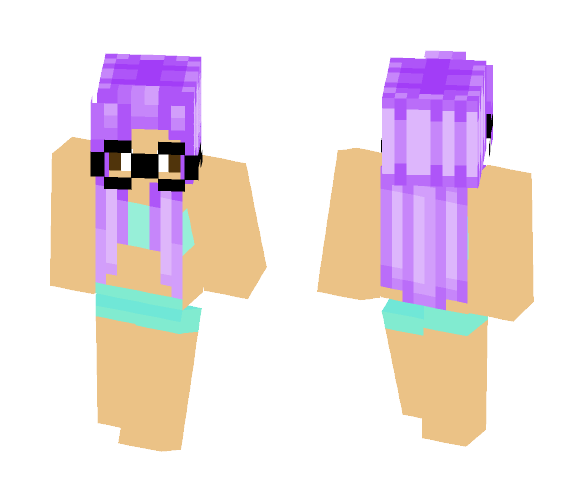 Download Free *Re-Upload* Claire's swimsuit skin Skin for Minecraft image 1 *Re-Upload* Claire's swimsuit skin - Female Minecraft Skins - image 1