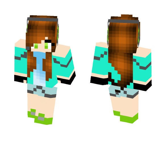 Download Free Gaming Girl Skin for Minecraft image 1 Gaming Girl - Girl Minecraft Skins - image 1