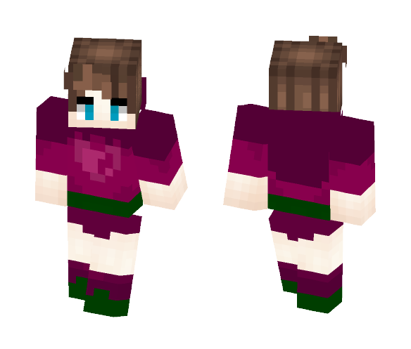Download Free Page of Heart (Happy Birthday!) Skin for Minecraft image 1 Page of Heart (Happy Birthday!) - Male Minecraft Skins - image 1