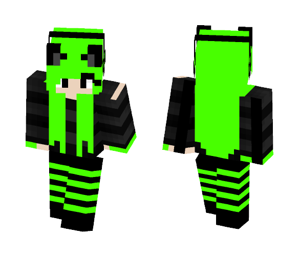 Loving The Lime Light - Female Minecraft Skins - image 1