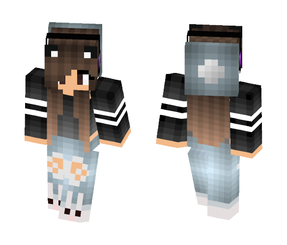 Bunny slippers :/ - Female Minecraft Skins - image 1