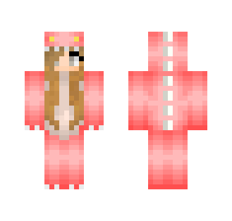 Pink Dino Onesie - Female Minecraft Skins - image 2