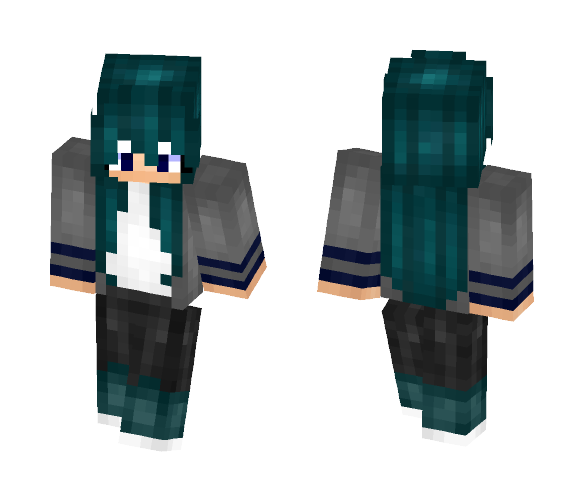 Blue Tomboy - Female Minecraft Skins - image 1