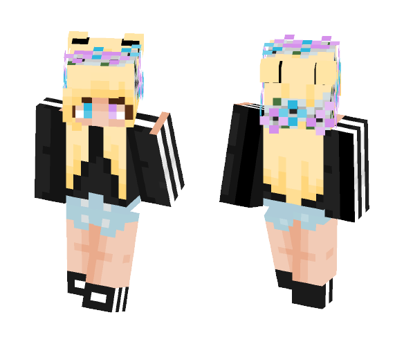 Download Free For my best friend ♥ Skin for Minecraft image 1 For my best friend ♥ - Female Minecraft Skins - image 1