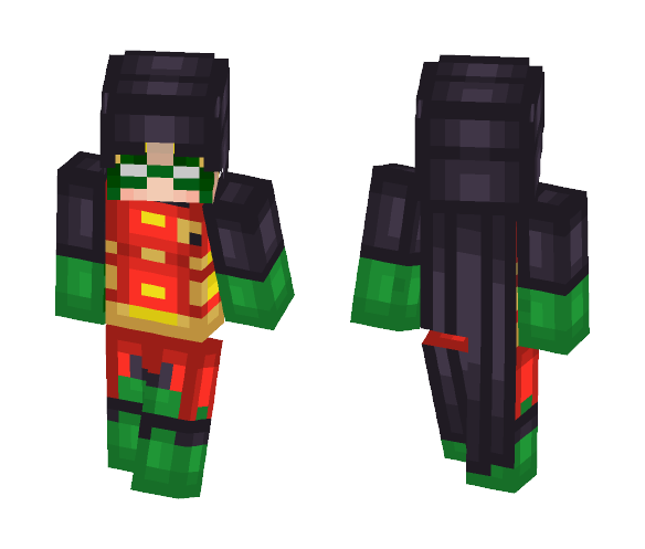 Robin (Damian Wayne) - Rebirth - Male Minecraft Skins - image 1