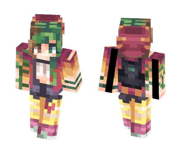 Run Up - Female Minecraft Skins - image 1