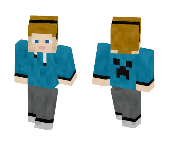 Download Free TheLukeGuy's New Skin Skin for Minecraft image 1 TheLukeGuy's New Skin - Male Minecraft Skins - image 1