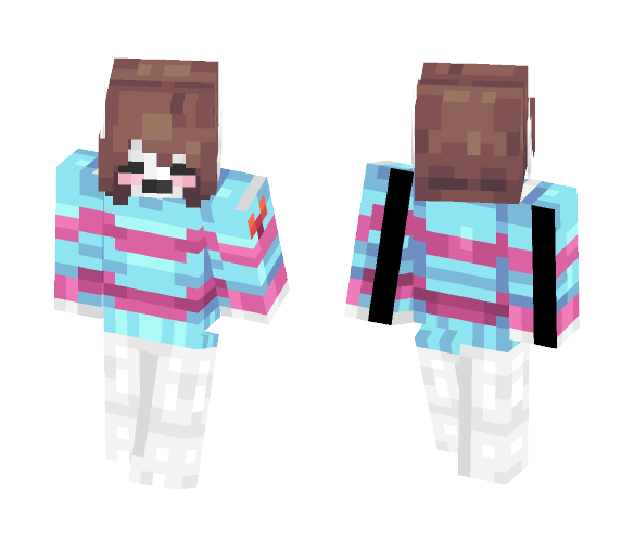 Frisk - Overtale - Interchangeable Minecraft Skins - image 1