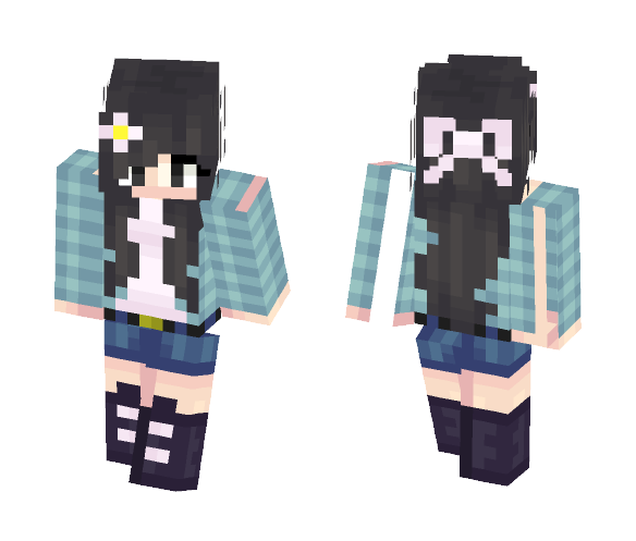 Download Free _Blank_ - My First Girl Skin Skin for Minecraft image 1 _Blank_ - My First Girl Skin - Girl Minecraft Skins - image 1