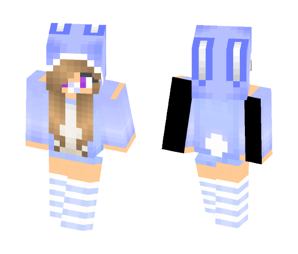 Baby Agnes (purple eyes) - Baby Minecraft Skins - image 1
