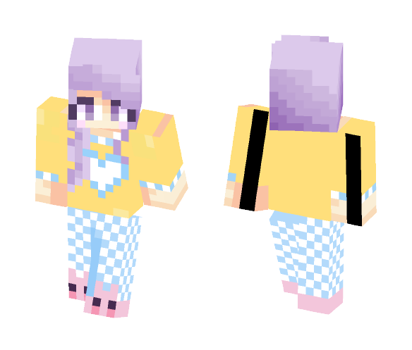 Pajama Girl - Girl Minecraft Skins - image 1