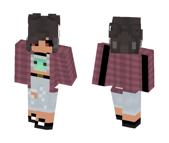 Grunge Stoner - Female Minecraft Skins - image 1