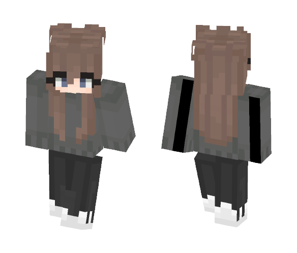 Green Sweater - Female Minecraft Skins - image 1