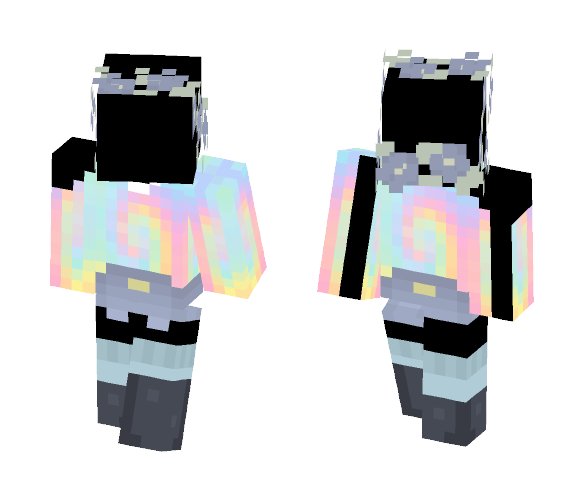 Download Free Tie Dye // H I G H L I G H T S Skin for Minecraft image 1 Tie Dye // H I G H L I G H T S - Interchangeable Minecraft Skins - image 1