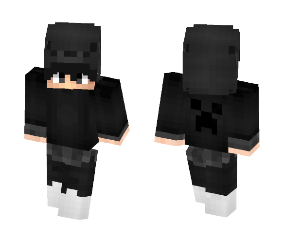 BlackBearHoodz - Male Minecraft Skins - image 1