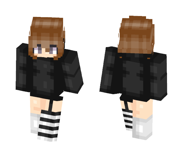 Brown Hair Test - Female Minecraft Skins - image 1