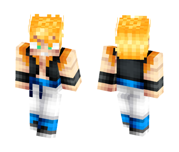 Gogeta|Dragonball Z - Male Minecraft Skins - image 1