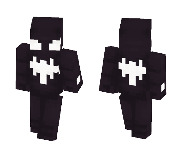 Symbiote Suit Spider-Man - Comics Minecraft Skins - image 1