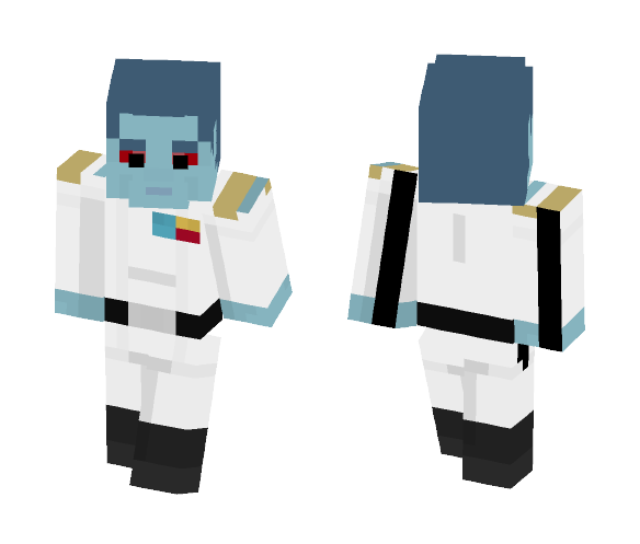 Grand Admiral Thrawn - Male Minecraft Skins - image 1