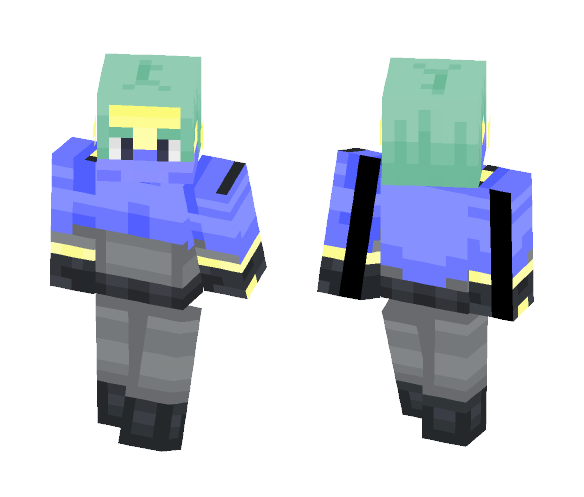Alien Bounty Hunter - Female Minecraft Skins - image 1