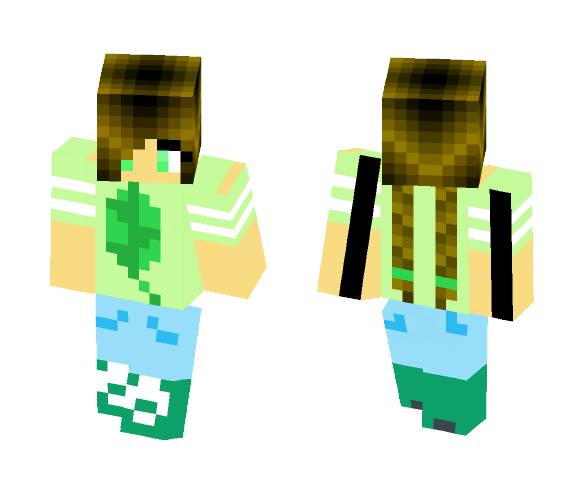 Download Free Nature girl Skin for Minecraft image 1 Nature girl - Girl Minecraft Skins - image 1