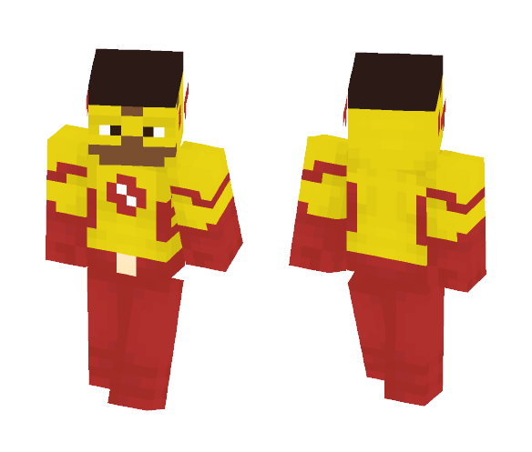 Kid Flash CW Wally West - Comics Minecraft Skins - image 1