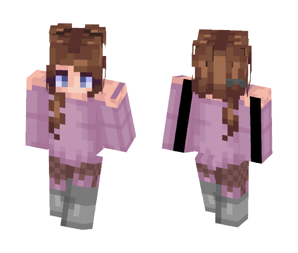 Download Free pinksweater girl Skin for Minecraft image 1 pinksweater girl - Girl Minecraft Skins - image 1