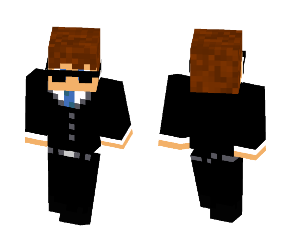 Black Suit - Male Minecraft Skins - image 1