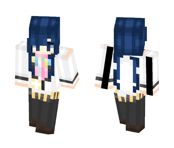 Aki Adagaki | Aυτυmη - Female Minecraft Skins - image 1