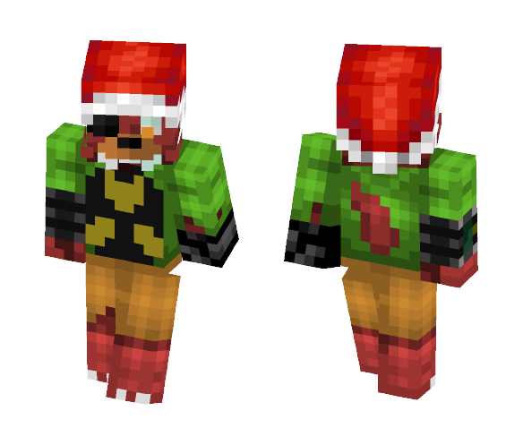 Christmas Nuclear Fox - Christmas Minecraft Skins - image 1
