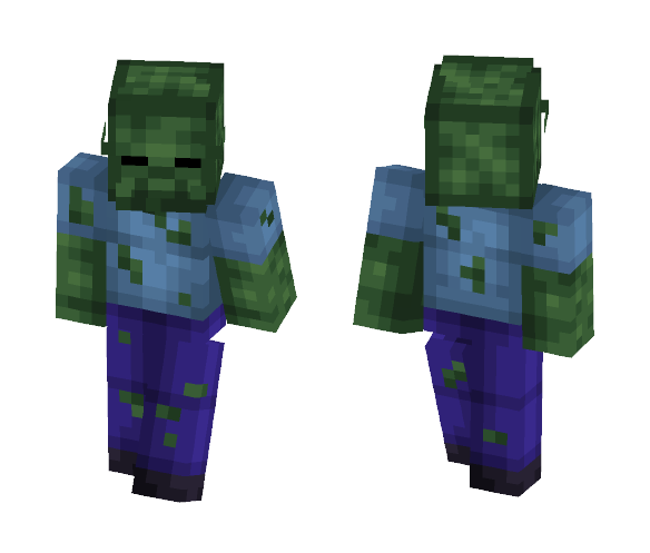 Zombie (better in 3D) - Interchangeable Minecraft Skins - image 1