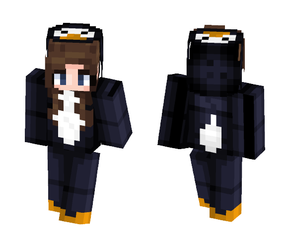 Penguin Onesie - Female Minecraft Skins - image 1