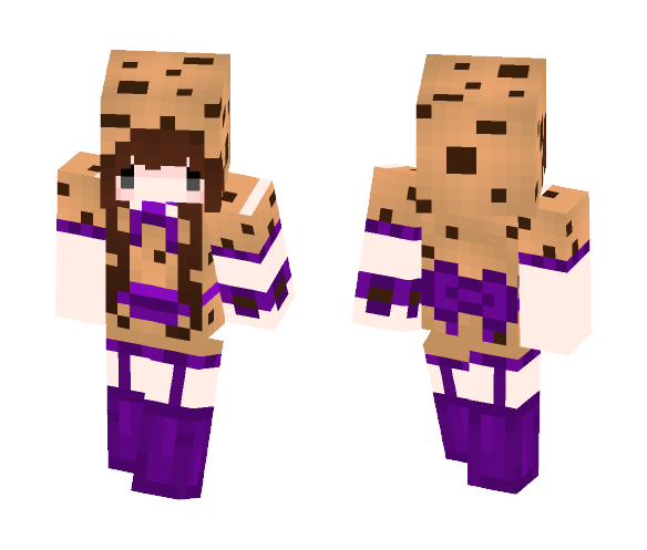 Dessert girl - Cookie 3 pixel arms - Girl Minecraft Skins - image 1