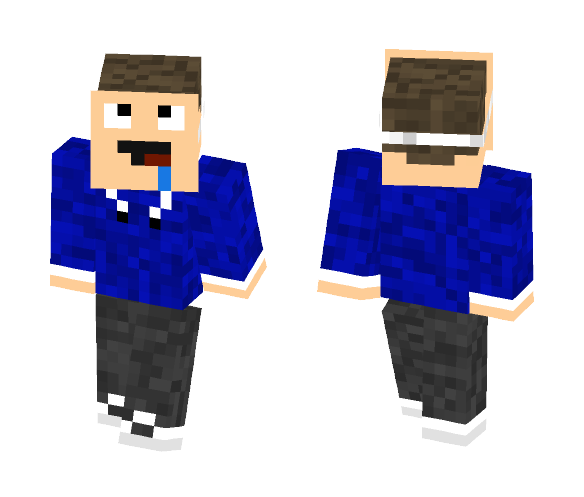 Boy with a DERP Mask - Boy Minecraft Skins - image 1