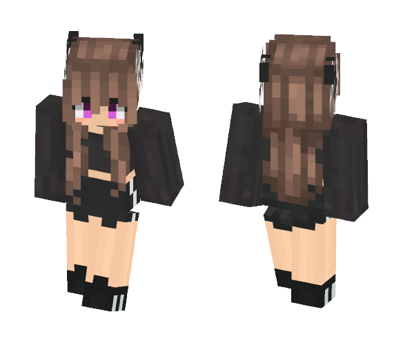 Gothic But Cute - Female Minecraft Skins - image 1