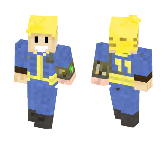Vault 99 dweller - Interchangeable Minecraft Skins - image 1
