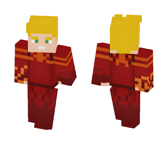 Human torch (Jim) (Marvel) - Comics Minecraft Skins - image 1