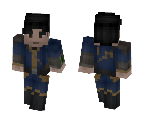 Fallout 4: Vault Dweller - Male Minecraft Skins - image 1