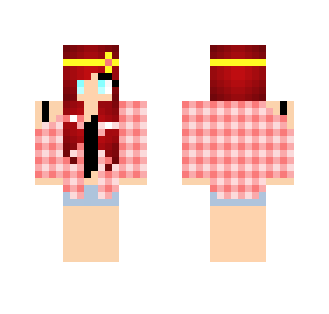 Pink Plaid Girl