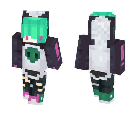 Alien Boy [Pink XXX Edition] - Boy Minecraft Skins - image 1