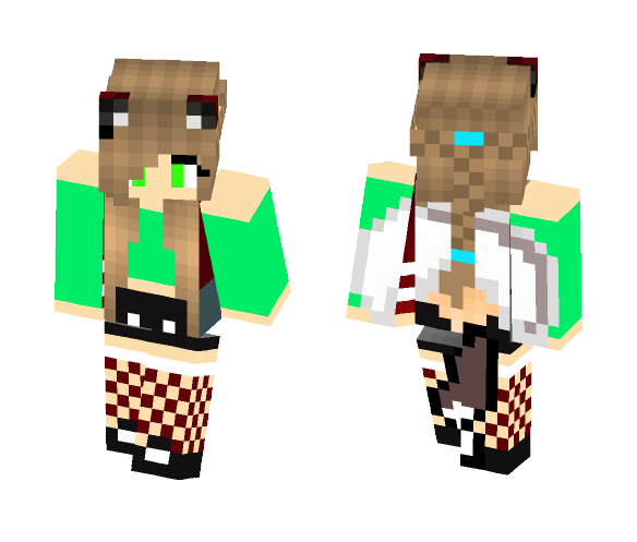 Wolf Angel Gal - Female Minecraft Skins - image 1