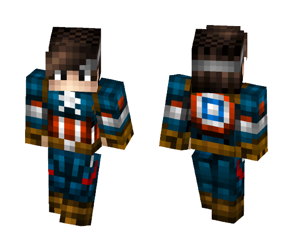 captain America - Comics Minecraft Skins - image 1